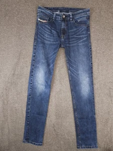 Diesel Industry Boys Dark Blue Jeans Size 12Y (27x29) - Picture 1 of 13