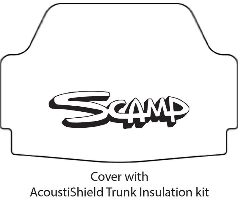 1971 1976 Plymouth Scamp багажник резиновый напольный коврик чехол с MB-050 Scamp - Изображение 1 из 1