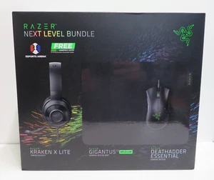 Razer Next Level Gaming Bundle - Kraken X Lite Wired Headset, DeathAdder Mouse - Picture 1 of 3