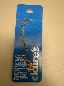 NEU! Claires Mädchen Damen amerikanische Flagge Peace Zeichen Halskette - Bild 1 von 1