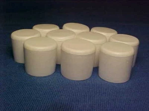 10 White Caps For Bicycle Sissy Bar Seat Strut Murray Huffy AMF nos oem Rodon - Picture 1 of 12