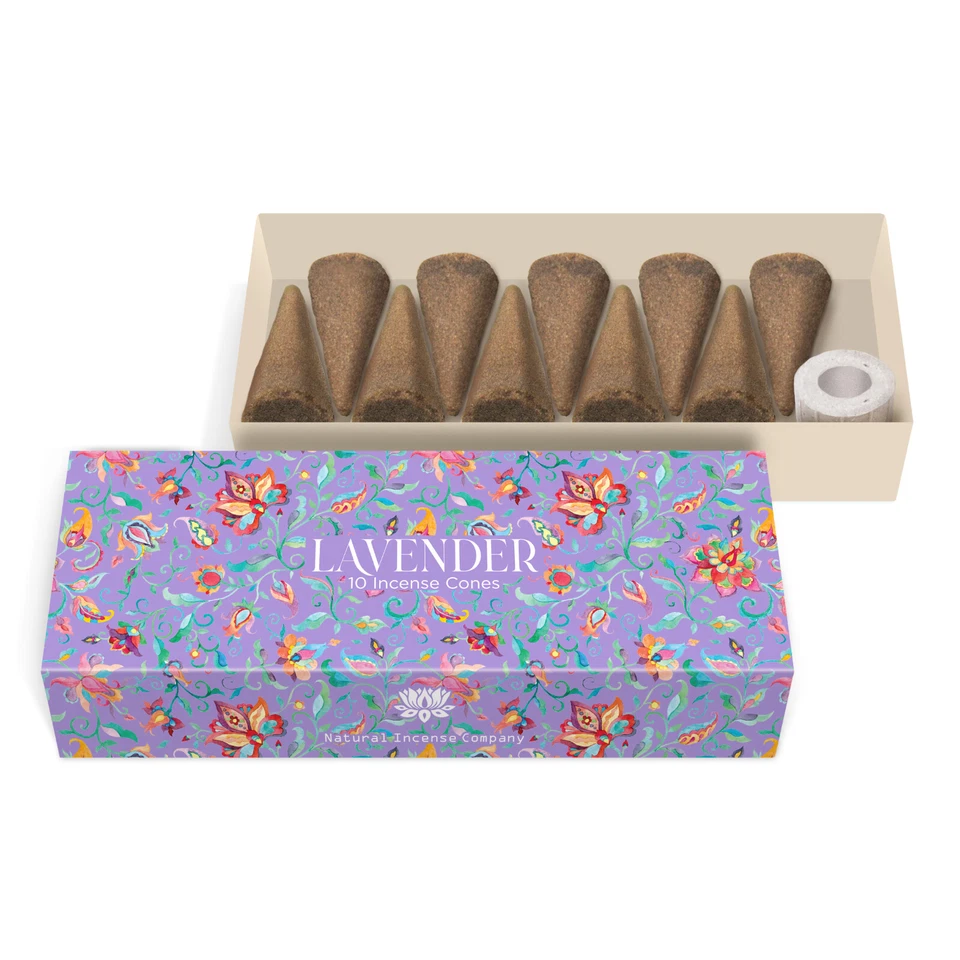 Lavanda Mini Coni, 10 coni con porta cono - Immagine 1 di 1