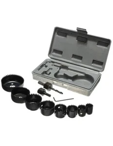 11 Stück 19-64 mm Lochsäge Schneider Set Kit Holz Rund/Rundbohrer/Aufbewahrungskoffer - Bild 1 von 3