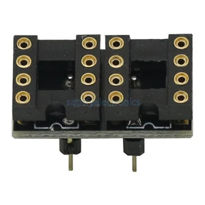 Gold-plated DIP8 Mono To Dual OP Amp Adapter Converter Socket AD797 AD847 OPA128 - Picture 1 of 5
