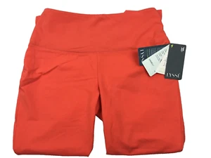 LYSSE Womens Red Coral Center Seam Ponte Leggings Size L or AU 12/14 Made USA - Picture 1 of 5