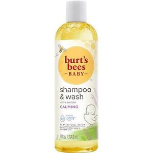 Burt's Bees Baby Shampoo & Wash Lavender Calming & Tear Free 12Fl Oz