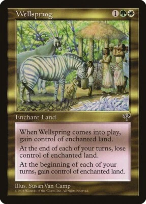 MTG Wellspring NM Mirage MIR Reserved List Magic Gathering card old school - Image 1 of 3