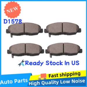 4pcs Front Ceramic Brake Pad Kit for 2012 2013 2014 2015 Honda Civic - Picture 1 of 6