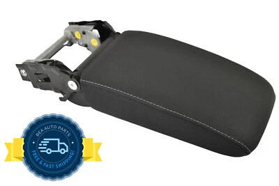 2010-2014 Volkswagen Golf GTI Center Console Black Cloth Armrest Lid OEM - Image 1 of 4