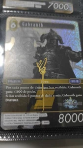 FINAL FANTASY TCG Promo OPUS PR 30 ANIVERSARY Gabranth Spanish Signed Kageyama - Bild 1 von 1