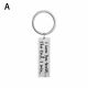 Steel I Love You More / Most The End I Win Letter Key Chain Letter Keyring