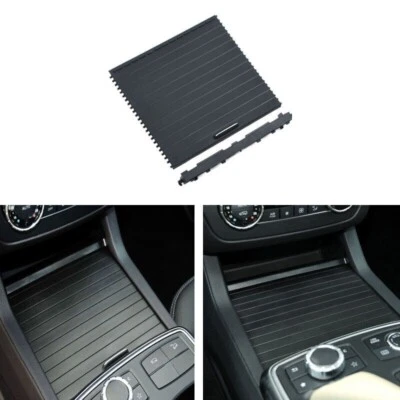 New Console Cup Holder Tray Roller Blind Cover For Mercedes W166 ML GL 2012-2019 - Image 1 of 4