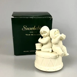 DEPT 56 Snowbabies Weihnachten Biskuit Bone China Play A Tune Figur mit Box - Bild 1 von 7
