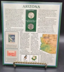 America the Beautiful Arizona Uncirculated State Quarters Panel - Bild 1 von 5