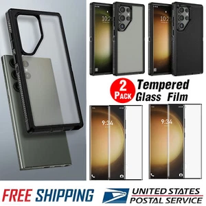 For Samsung Galaxy S23 Ultra 5G Dual Layer Rugged Case Cover / Screen Protector - Picture 1 of 26