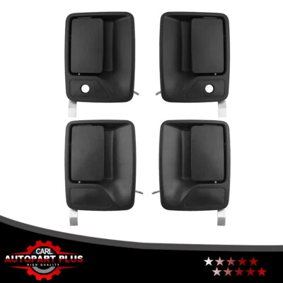 Juego de 4 manijas de puerta exteriores para Ford F250 F350 Super Duty F450 F550 1999-2016 Foto 1 de 4