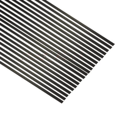 10pcs 3K Carbon Fiber Square Rods 0.5mm*3mm*500mm Stick Glossy Surface - Image 1 of 3
