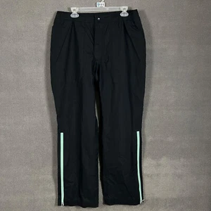 J Lindberg Golf Pants Mens Large 34 Solid Gray Pockets Leg Zip - Picture 1 of 17