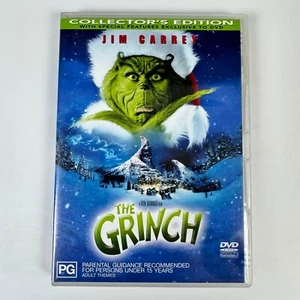 The Grinch (DVD 2000) Jim Carrey Christine Baranski Jeffrey Tambor Region 4 - Picture 1 of 3