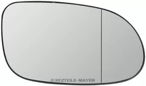 Mirror Glass Exterior Mirror Chrome Silver CLK SLK a-Class Right Passenger Side - Picture 1 of 3