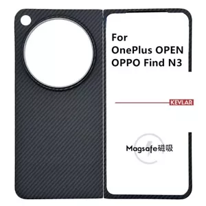 Original Carbon Fiber Magsafe Case Slim Armor Cover Fr Oneplus OPEN OPPO Find N3 - Picture 1 of 21