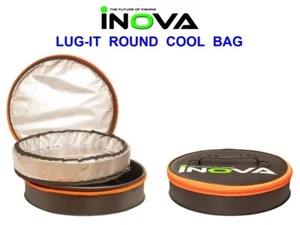 INOVA LUG-IT ROUND COOL BAG LUGWORM RAGWORM SEA FISHING BAIT BUCKET BASE STATION - Picture 1 of 4