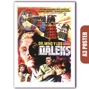 Doctor Who: Dalek Movie Spanish Poster Artwork (Reproduction A3 Poster) - Bild 1 von 3