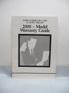 Guía de garantía de modelos de autos y camionetas Ford Mercury 2000 OEM YW7J-19T201-AA - Imagen 1 de 2