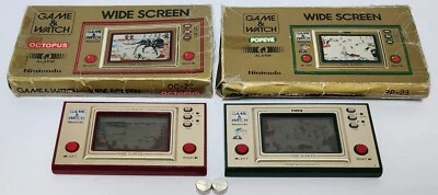 Nintendo GAME AND & WATCH Octopus Popeye Wide Screen 1981 Tested W/ Batteries - Image 1 of 4