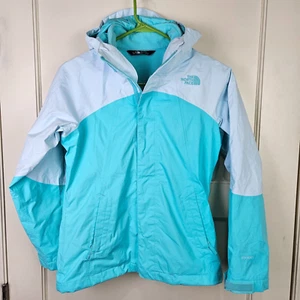 The North Face Dryvent Ski Jacket Girl Tri Climate 3-in-1 Size: M 10/12 Blue - Picture 1 of 4