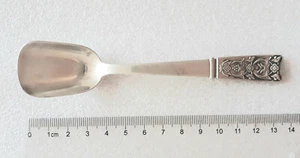 Sugar Spoon Antique Tallinn Jewelry Factory Silver 875 TJ USSR Soviet Union 1977 - Picture 1 of 9
