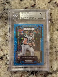 2023 Trevor Lawrence /95 Panini Prizm No Huddle Blue #139 - BGS 9 MINT - Bild 1 von 2