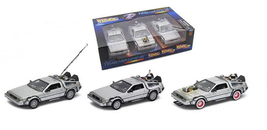 De Lorean Back To The Future Model Car Movie Set - Image 1 of 1