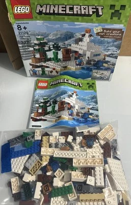 LEGO Minecraft The Snow Hideout 21120 - Retired w/Manual and box - NO MINIFIGS - Image 1 of 4