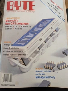 Byte Magazine Microsoft's New Os/2 Languages April 1988 - Picture 1 of 9