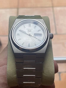 Seiko Mod Prx Automatic Watch 40mm Grey  Uhr Automatik Neu PRX Mod Custom - Picture 1 of 10