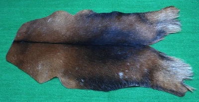 Alfombra de piel de taxidermia occidental de cabra con patrón natural de piel de cabra SA-1059 Foto 1 de 3