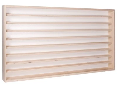 Vitrine Sammlervitrine Holz / 100 cm x 55 cm x 7,5 cm Fächer 9-  V10 - Bild 1 von 4