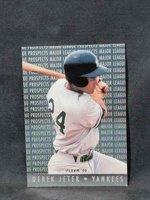 Fleer Derek Jeter 1995 7 de 10 MLB Prospects Insertar New York Yankees Foto 1 de 2