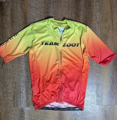 Camiseta deportiva Zoot LTD para hombre talla XL triatlón ciclismo carreras naranja brillante Foto 1 de 4