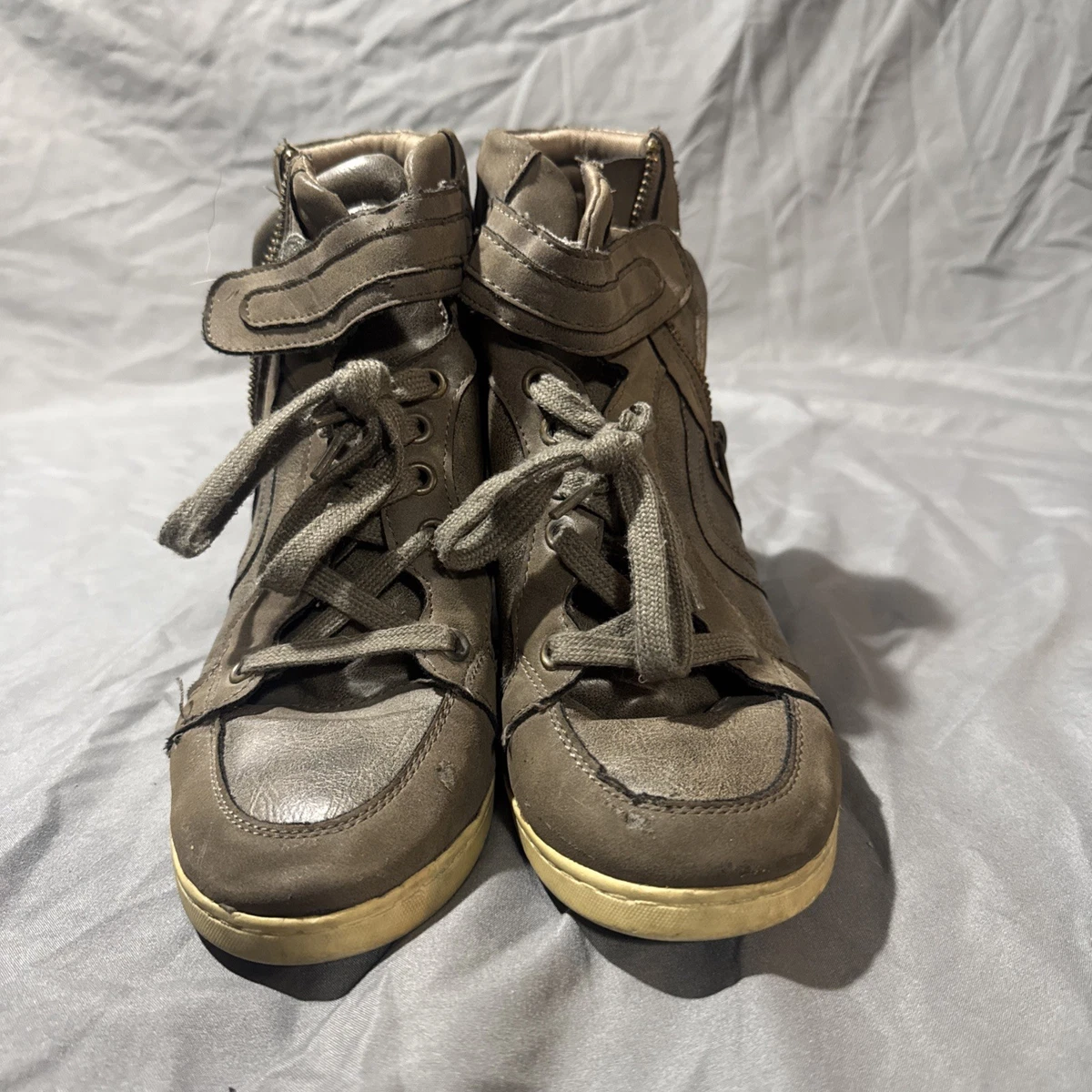 Deportivas Con Tacon Zapatos Planos Informales De Camuflaje Con Cordones  Para Zapatillas Mujer Casual Plataforma, image size:1200x1200