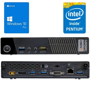 Lenovo ThinkCentre M93p Tiny USFF G3220T (2.6GHz) 8/16GB - 256/512/1024GB Win 10 - Afbeelding 1 van 19