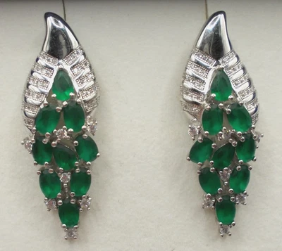 Quarz - Ohrringe, Ohrhänger, Ohrstecker     Sterlingsilber 925 - Bild 1 von 4