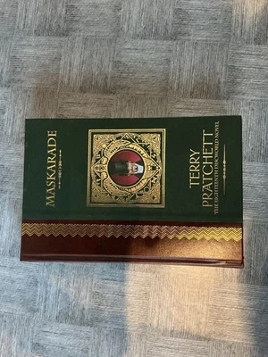 New Rare Misspelt Terry Pratchett Maskarade/Maskerade Disc World Hardback 2007 - Image 1 of 4