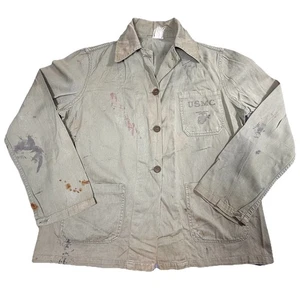 WWII USMCWR MARINE CORPS WOMEN MARINES SHIRT CLOSED FACE EGA UTILITY RARE! HTF!! - Picture 1 of 24