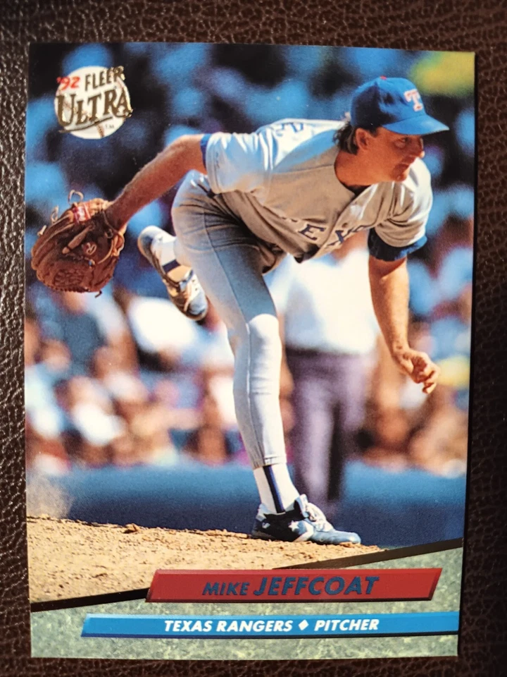 MIKE JEFFCOAT TEXAS RANGERS 1992 FLEER ULTRA BASEBALL #134 - Image 1 of 1
