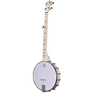Deering Goodtime 5-String Open Back Banjo, Natural Blonde Maple, Made in USA - Picture 1 of 7