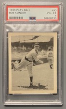 1939 Play Ball Bob Klinger #90 PSA 4 VG-EX Pittsburgh Pirates