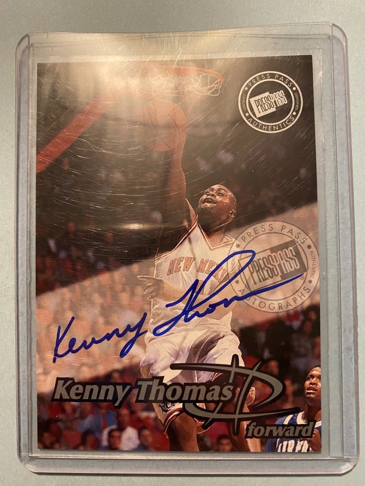Autógrafos Press Pass A30.200 - 1999 #16 Kenny Thomas - Imagem 1 de 1