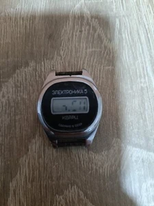 Soviet watch ELECTRONICS 5 Elektronika Electronica , LCD Digital vintage quartz - Picture 1 of 2